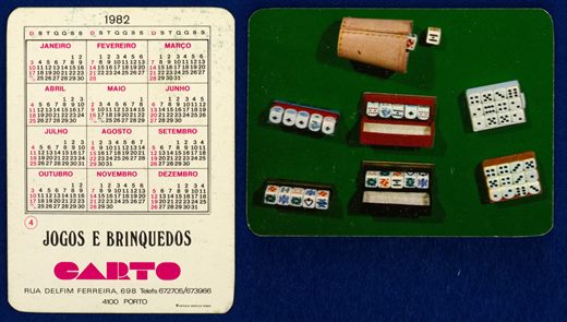 Carto Jogos e Brinquedos 4 1982