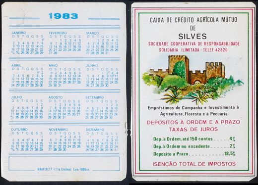 Caixa de Credito Agricola Mutuo de Silves 1983