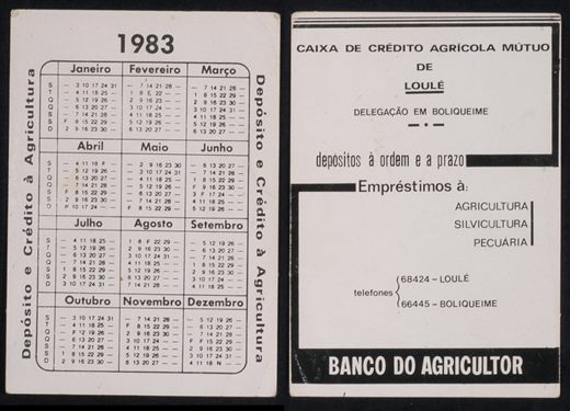 Caixa de Creidto Agricola Mutuo de Loule 1983