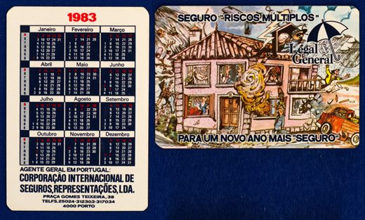 Corporacao Internacional de Seguros, Representacoes - Legal General 1983
