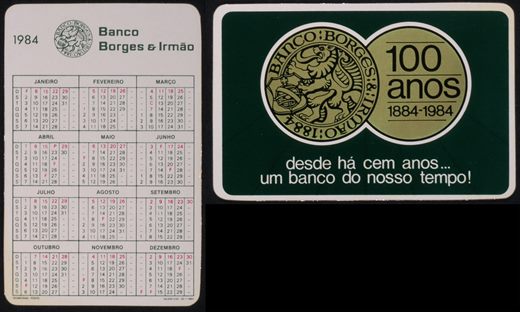 Banco Borges-Irmao 1984