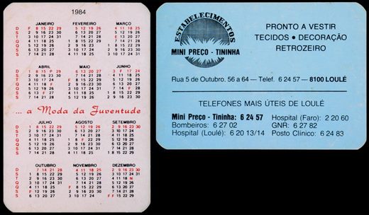 Mini Preco - Tininha 1984