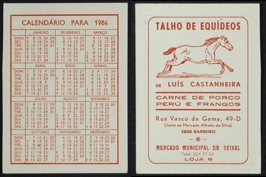 Talho de Equideos de Luis Castanheira 1984