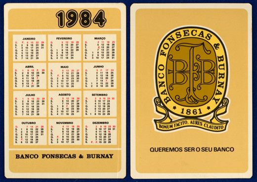 Banco Fonseca e Burnay 1984