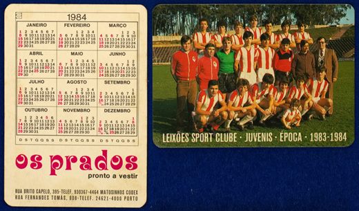 Os Prados pronto Avestir - Leixoes Sport Clube 1984