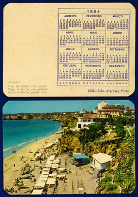 Portugal, Algarve, Praia da Rocha 1984