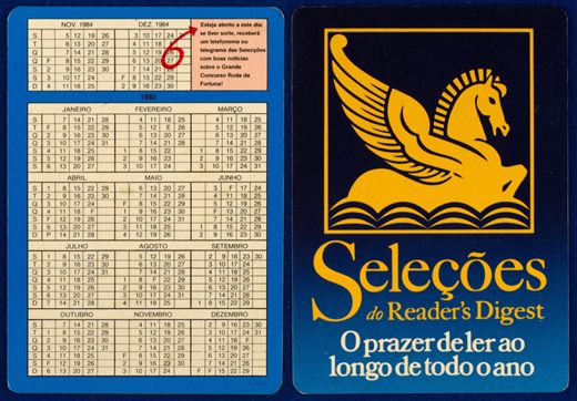 Selecoes do Reader's Digest 1 1984