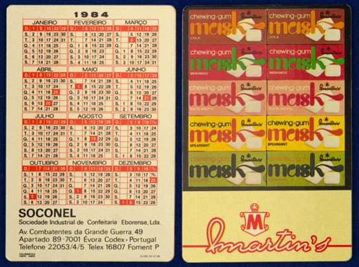 SOCONEL Sociedade Industrial de Confeitaria Eborense - Martin's 1984