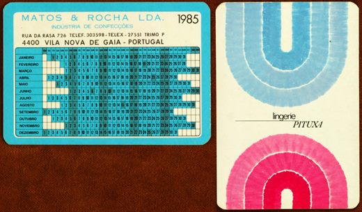 Matos e Rocha - lingerie Pituxa 1985