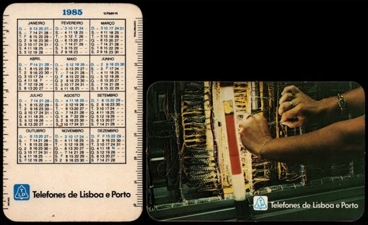 Telefones de Lisboa e Porto 1985