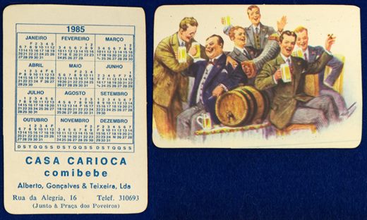 Casa Carioca comibebe Alberto, Golcalves e Teixeira 1985
