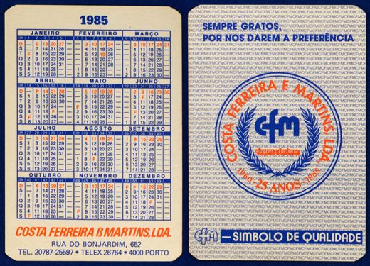 Costa Ferreira e Martins 1985