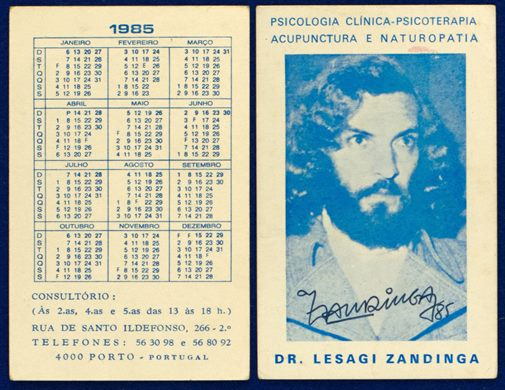 Dr. Lesagi Zandinga 1985