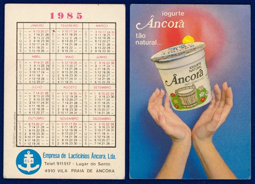Empresa de Lacticinios Ancora - Ancora iogurte 1985