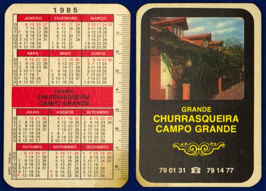 Grande Churrasqueira Campo Grande 1985
