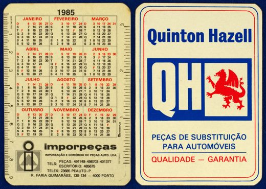 Imporpecas - Quinton Hazell 1985