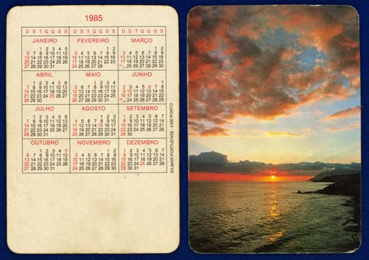Por do sol 1985
