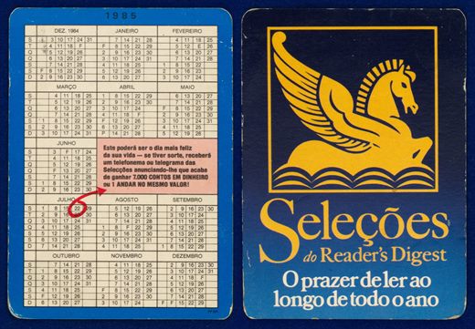Selecoes do Reader's Digest 1985
