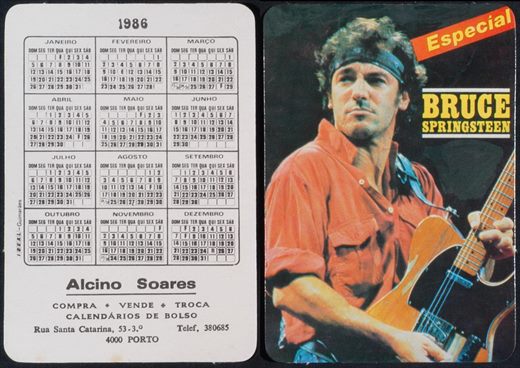Alcino Soares - Cantantes - Bruce Springsteen 1986