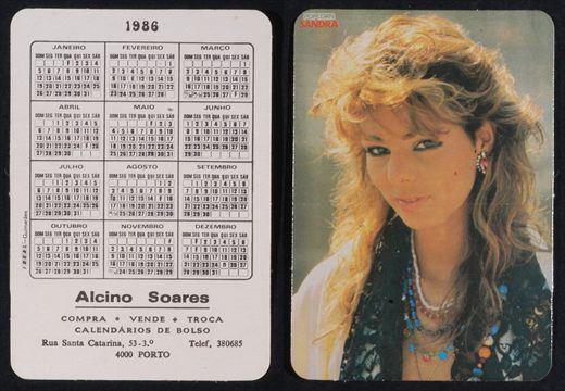 Alcino Soares - Cantantes - Sandra 1986