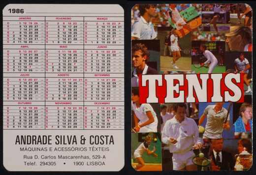 Andrade Silva e Costa - Tenis 01 1986