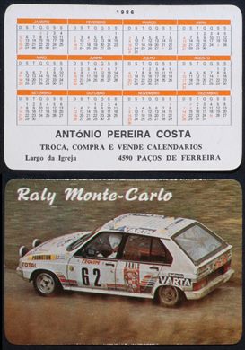 Antonio Pereira Costa - Raly Monte-Carlo 01 1986