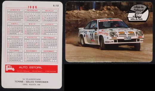 Auto Estoril - Rallye de Portugal 05 1986