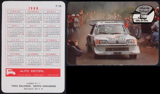 Auto Estoril - Rallye de Portugal 07 1986