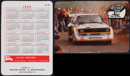 Auto Estoril - Rallye de Portugal 08 1986