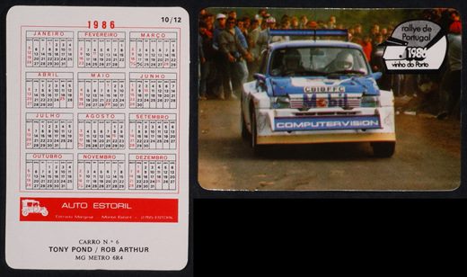 Auto Estoril - Rallye de Portugal 10 1986