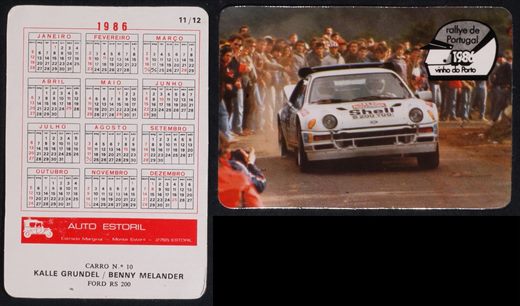 Auto Estoril - Rallye de Portugal 11 1986