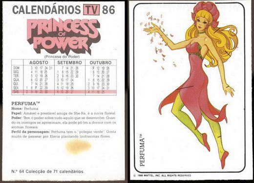 Calendarios TV 86 - Princess of Power 64 1986