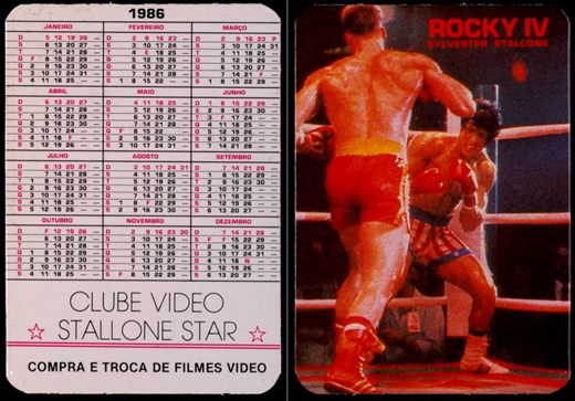 Clube Video Stallone Star 7 1986