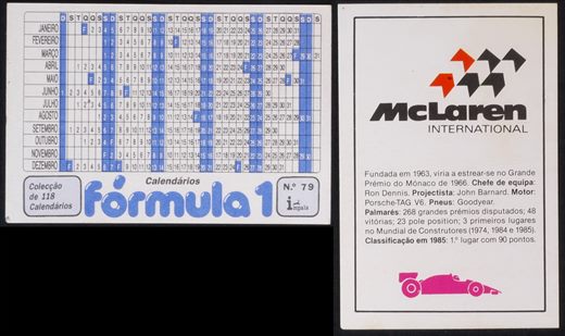 Formula 1 - Impala 079 1986