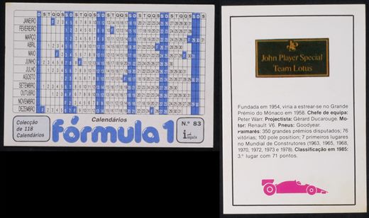 Formula 1 - Impala 083 1986