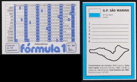 Formula 1 - Impala 095 1986