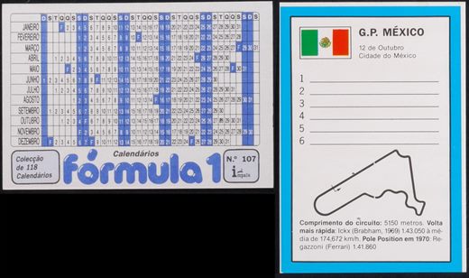 Formula 1 - Impala 107 1986
