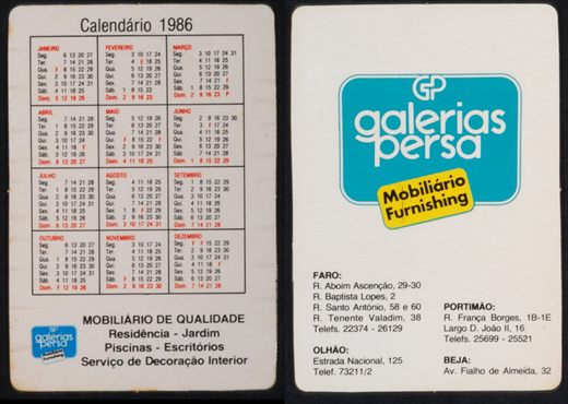 Galerias Persa 1986