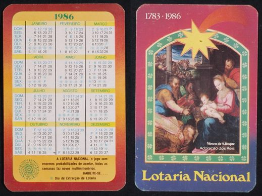 Lotaria Nacional 1986