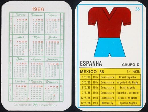Mexico 86 - 38 1986