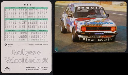 Rallyes e Velocidade 85 06 1986