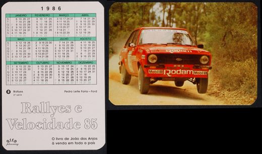 Rallyes e Velocidade 85 08 1986