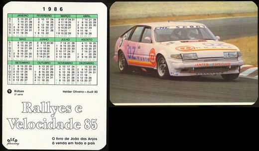 Rallyes e Velocidade 85 09 1986
