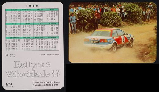 Rallyes e Velocidade 85 11 1986