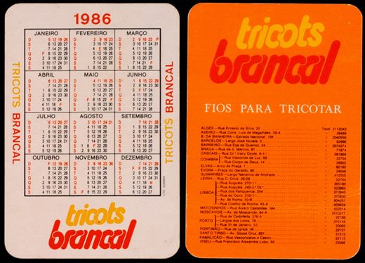 Tricots Brancal 1986