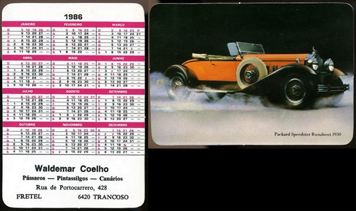 Waldemar Coelho - Carros antigos 01 1986