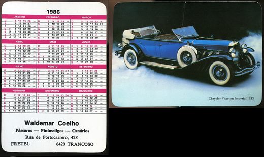 Waldemar Coelho - Carros antigos 02 1986