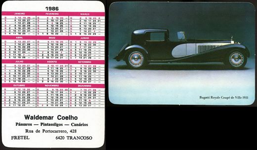 Waldemar Coelho - Carros antigos 05 1986
