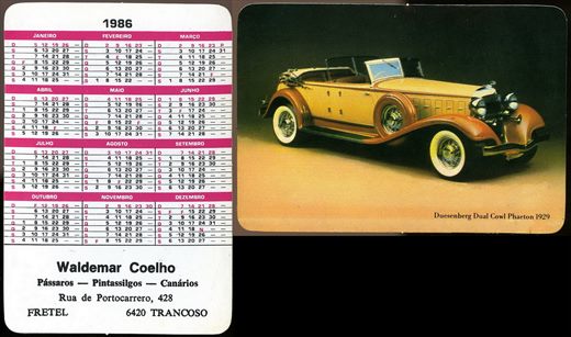 Waldemar Coelho - Carros antigos 06 1986