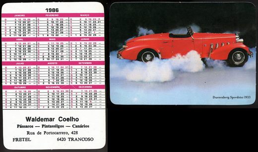 Waldemar Coelho - Carros antigos 12 1986
